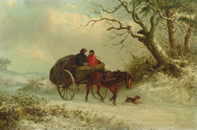 Yendo al mercado en invierno de Thomas Smythe